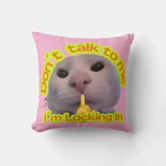 Cojín Decorativo No me hables, estoy bloqueando