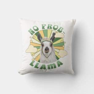 Cojín Decorativo No prob-llama boho llama