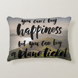 Cojín Decorativo No puedes comprar felicidad pero...