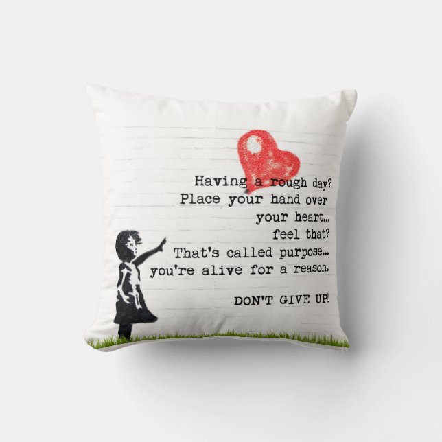 Cojín Decorativo No renuncies a la censura de las cotizaciones (Anverso)