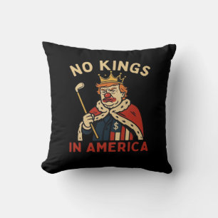 Cojín Decorativo No Reyes En América No Kings Day Vintage Clásico S