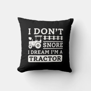 Cojín Decorativo No ronco, sueño que soy un tractor