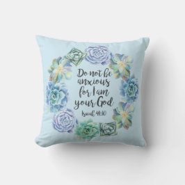 Cojín Decorativo "No sea" Succulent ansioso