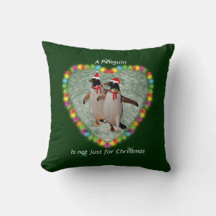 Cojín Decorativo No sólo para Navidades Pillow (Verde oscuro)