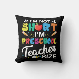 Cojín Decorativo No soy corta soy profesora de preescolar