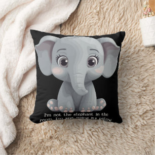 Cojín Decorativo No soy el elefante en la habitación