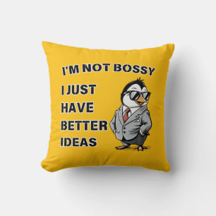 Cojín Decorativo No soy manso. Solo tengo mejores ideas