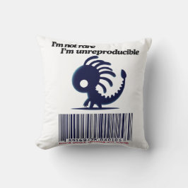 Cojín Decorativo No soy raro, no soy reproducible