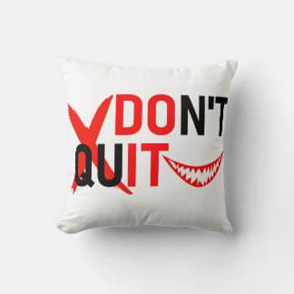 Cojín Decorativo NO TE RINDAS – Diseño de Motivación Rojo Intenso
