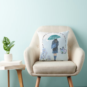 Cojín Decorativo No te tropiezes por algo detrás de ti