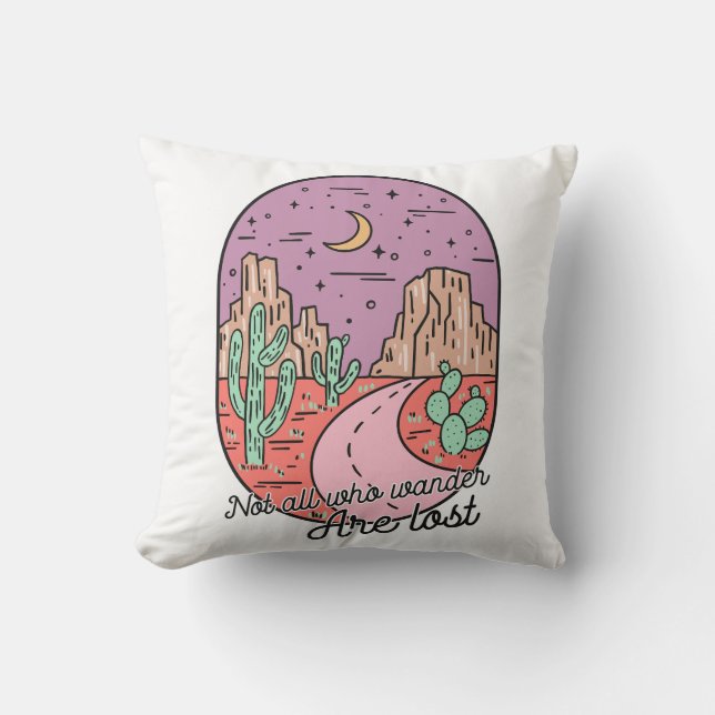 Cojín Decorativo No todos los que se pierden (Anverso)