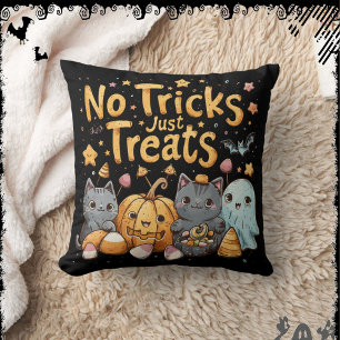 Cojín Decorativo No Trucos Solo Golosinas ExDesigner Halloween