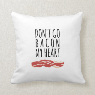 Cojín Decorativo No va el tocino mi corazón que no podría si freí