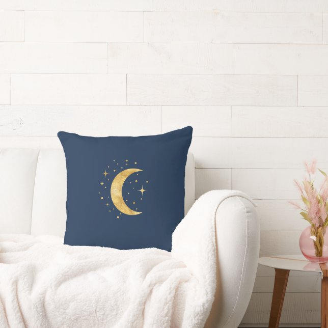 Cojín Decorativo Noche Crescent Moon Starry (Sofá)