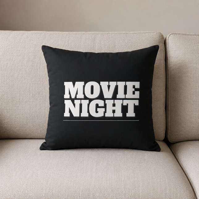 Cojín Decorativo Noche de Cine (Subido por el creador)