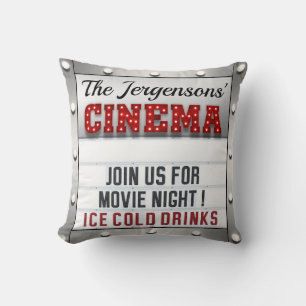 Cojín Decorativo Noche de cine Teatro Teatro