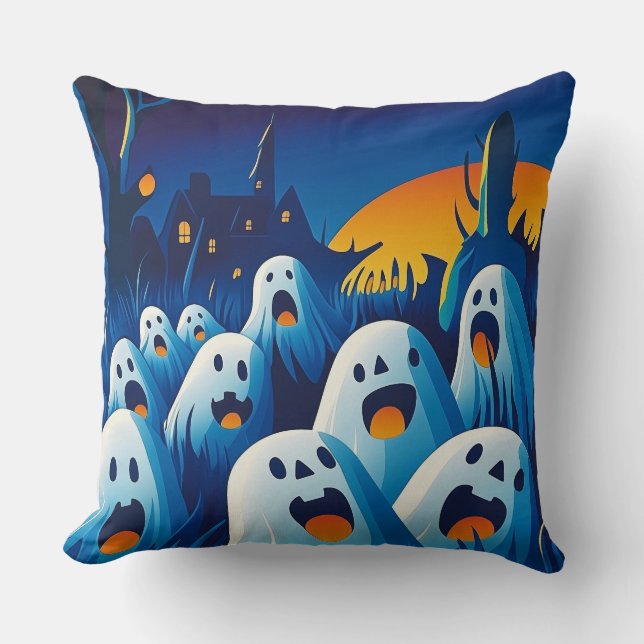 Cojín Decorativo Noche de Halloween (Anverso)