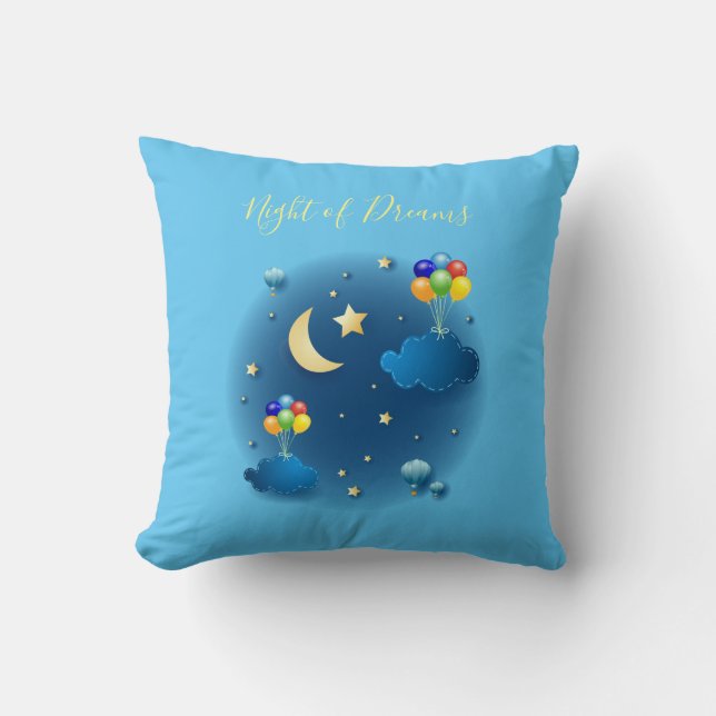 Cojín Decorativo Noche de sueños (Anverso)