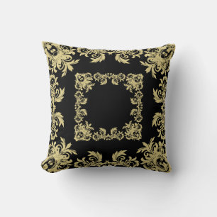 Cojín Decorativo Noche dorada reversible