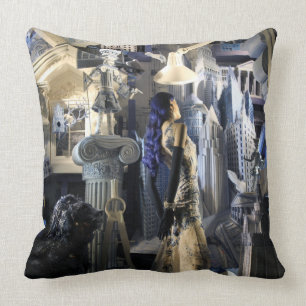 Cojín Decorativo Noche en Bergdorf - NYC - por Madeline Ellis