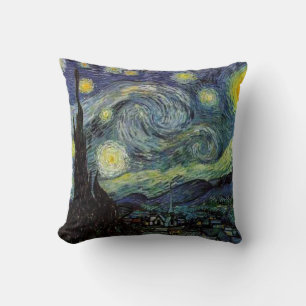 Cojín Decorativo Noche estrellada, Vincent Van Gogh.