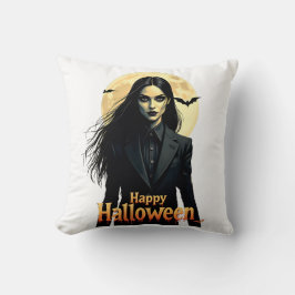 Cojín Decorativo Noche Witchy Halloween