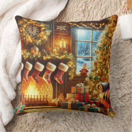 Cojín Decorativo Nochebuena acogedora