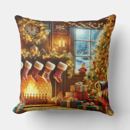 Cojín Decorativo Nochebuena acogedora
