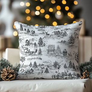 Cojín Decorativo Nochebuena vintage