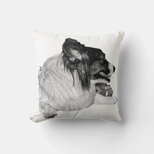 Cojín Decorativo Noches de Fireside con Corgi Calm