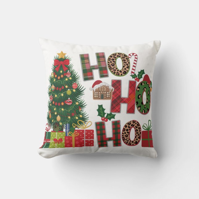 Cojín Decorativo Noches de Navidad de Santa Claus (Anverso)