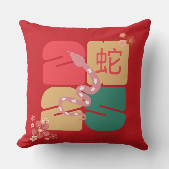 Cojín Decorativo Nochevieja 2025 Zodiac (Anverso)