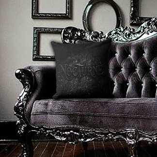 Cojín Decorativo Nocturno Gótico Oscuro