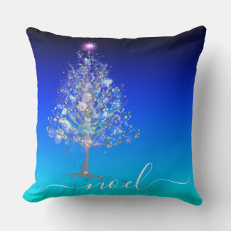 Cojín Decorativo Noel árbol de Navidad con mensaje
