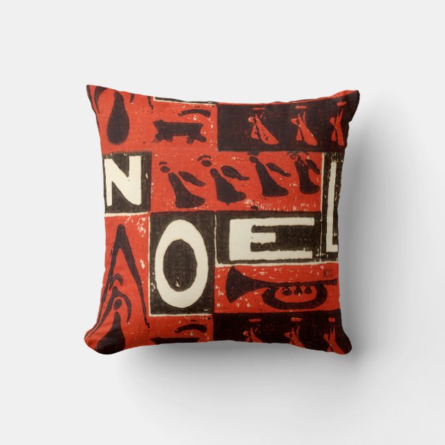 Cojín Decorativo Noel Red (Anverso)