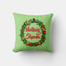 Cojín Decorativo Nollaig Irlandés Shona Feliz Navidad