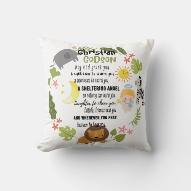 Cojín Decorativo NOMBRAMIENTO Motivacional del Regalo de la Hija (Anverso)