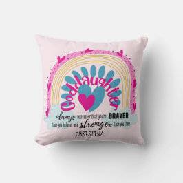 Cojín Decorativo NOMBRAMIENTO Motivacional del Regalo de la Hija