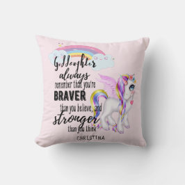 Cojín Decorativo NOMBRAMIENTO Motivacional del Regalo de la Hija
