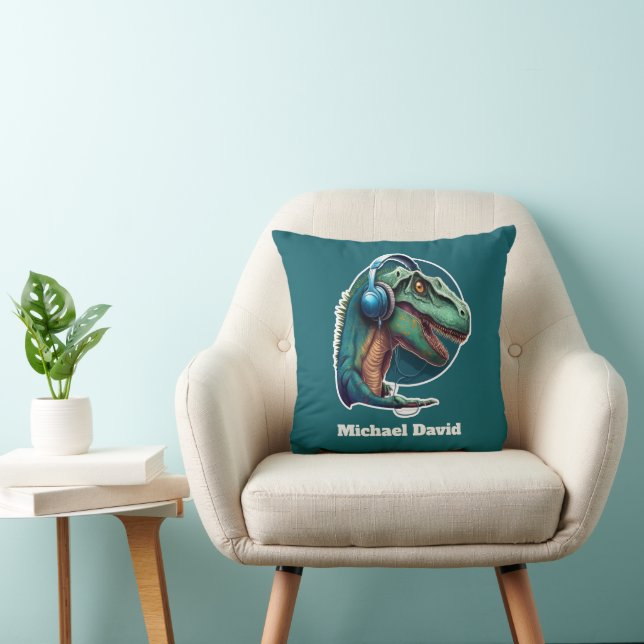 Cojín Decorativo Nombre adicional de dinosaurio de Guay Gamer (Silla)