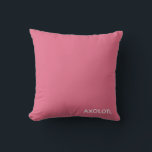 Cojín Decorativo Nombre de color rosa Axolotl<br><div class="desc">Nombre de color rosa Axolotl</div>