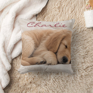 Cojín Decorativo Nombre de Mascota Personalizado Foto