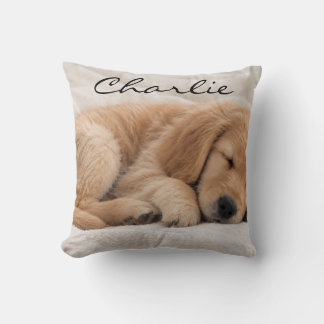 Cojín Decorativo Nombre de Mascota Personalizado Foto