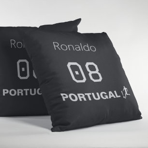 Cojín Decorativo Nombre de Varsity Atlético Número Fútbol Personali