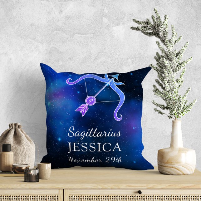 Cojín Decorativo Nombre del signo Zodiac Sagittarius Gift (Subido por el creador)