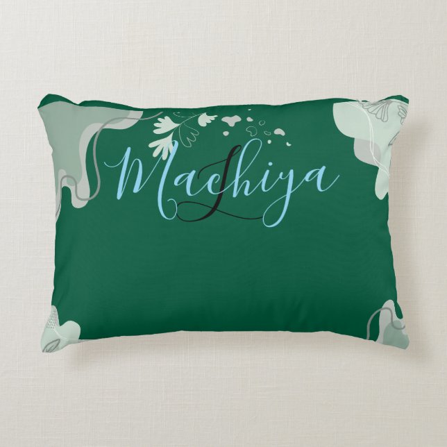 Cojín Decorativo Nombre personalizado (Anverso)