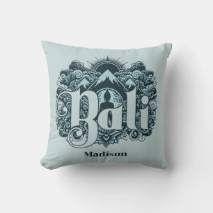 Cojín Decorativo Nombre personalizado Bali