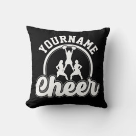 Cojín Decorativo NOMBRE Personalizado Cheer equipo Varsity CheerLea