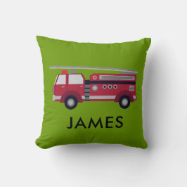 Cojín Decorativo Nombre personalizado: Cuchillo del camión de bombe