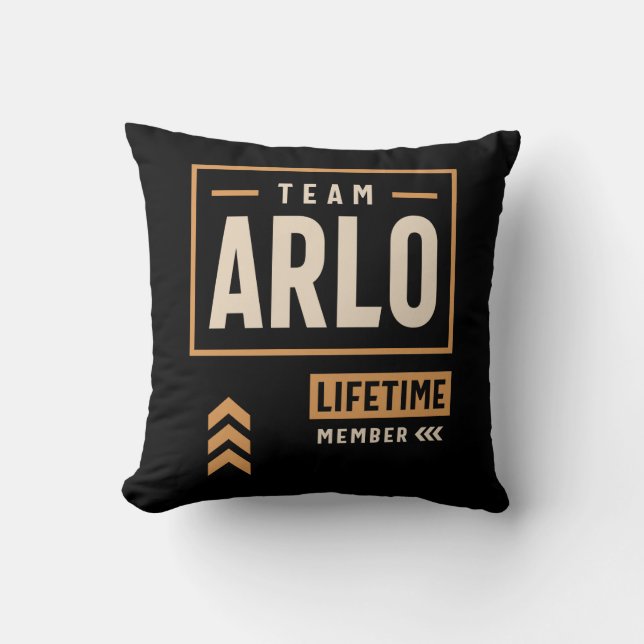 Cojín Decorativo Nombre personalizado de Arlo - Divertido Arlo (Anverso)